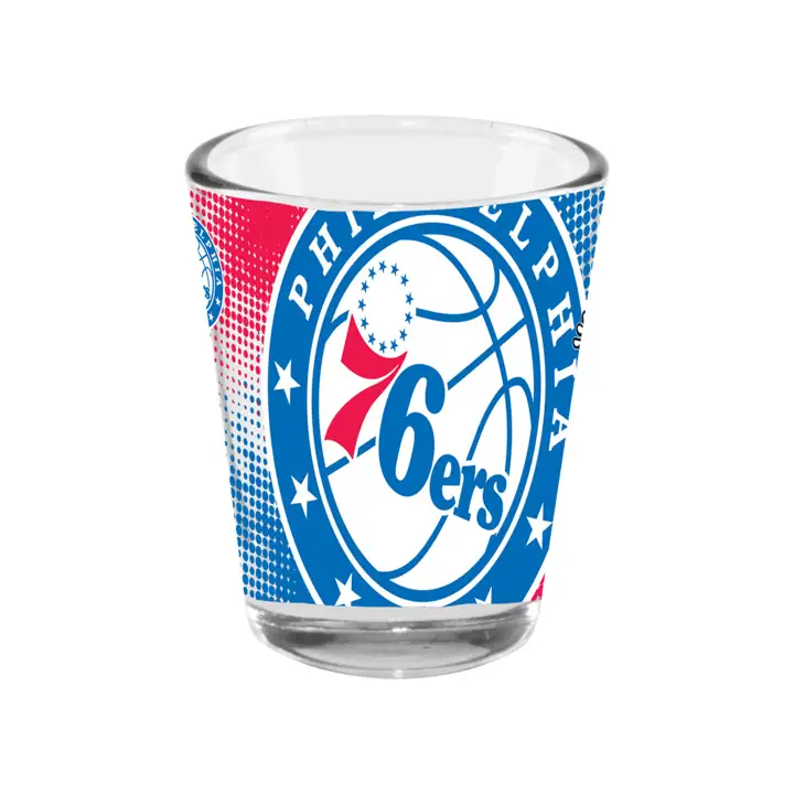 Verre collector transparent Philadelphia 76ers 60ml Fade Away
