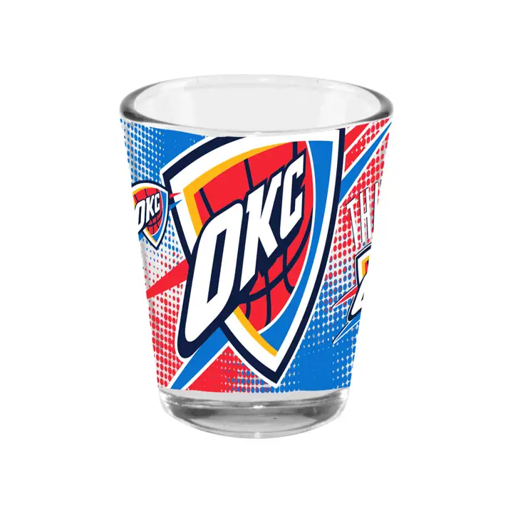 Verre à collectionner transparent Oklahoma City Thunder 60ml Fade Away