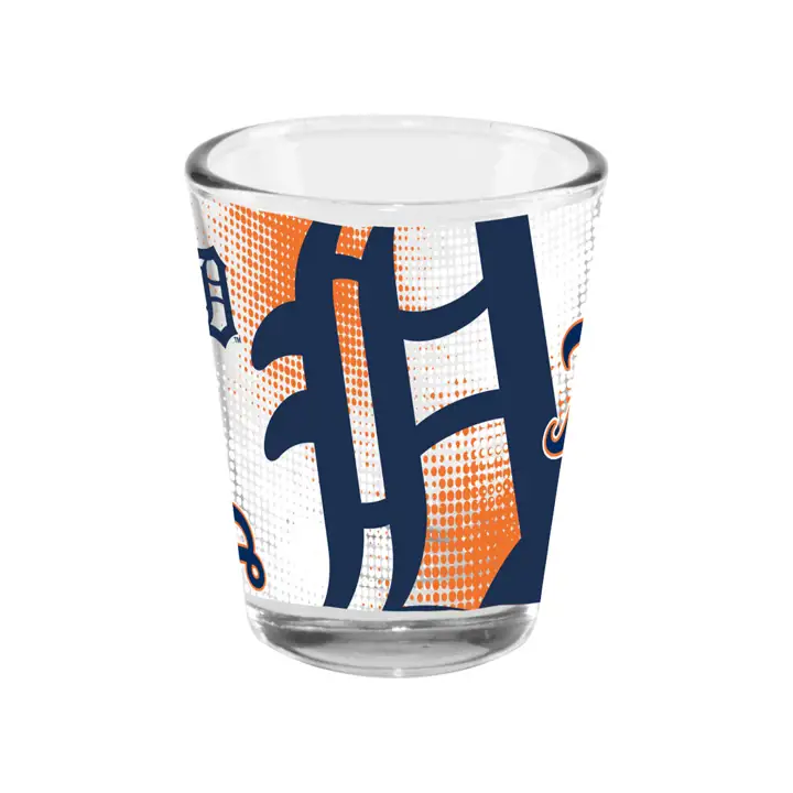Verre de collection « Fade Away » 2 oz Detroit Tigers TRANSPARENT