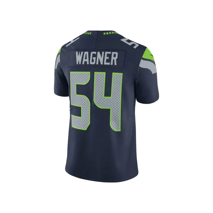 Maillot NFL Vapor Untouchable des Seahawks de Seattle Wagner marine