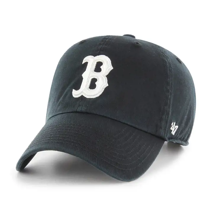 Casquette Boston Red Sox MLB Noire/Blanche '47 Clean Up Noire