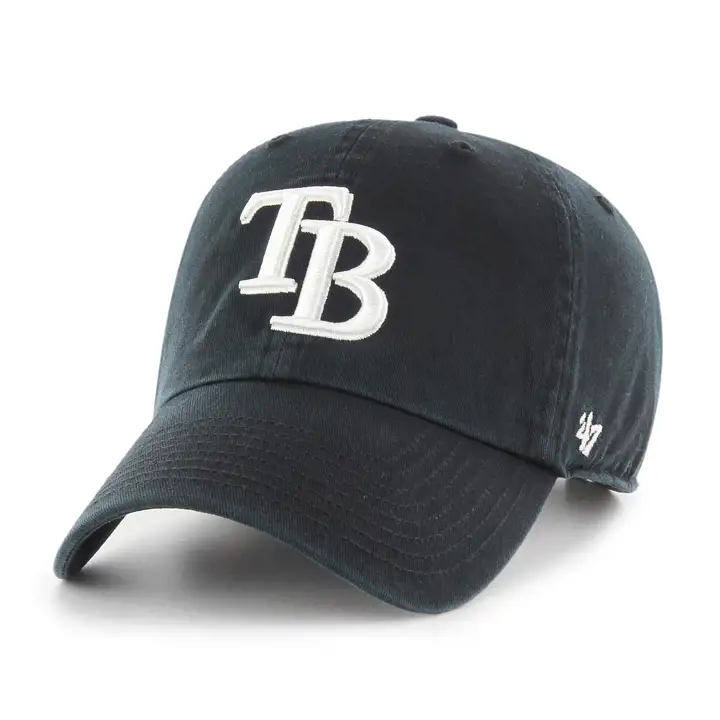 Casquette '47 Clean Up MLB Tampa Bay Rays noir/blanc