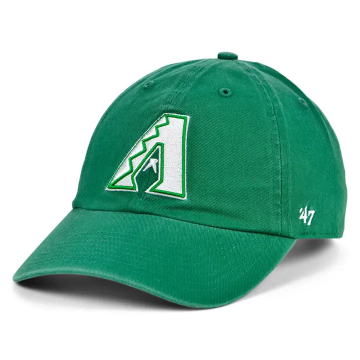 Casquette '47 Clean Up KGRN MLB Arizona Diamondbacks Vert Bouteille/Blanc