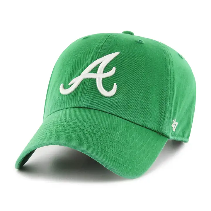 Atlanta Braves MLB Kelly/Wht '47 Clean Up KGRN
