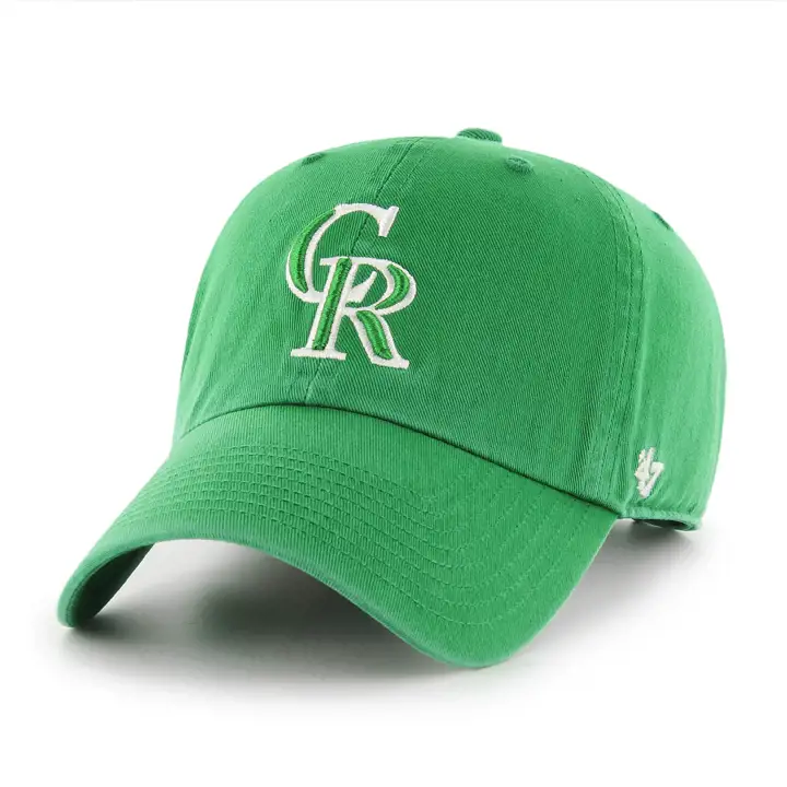 Colorado Rockies MLB Kely/Blanc '47 Clean Up VGRN