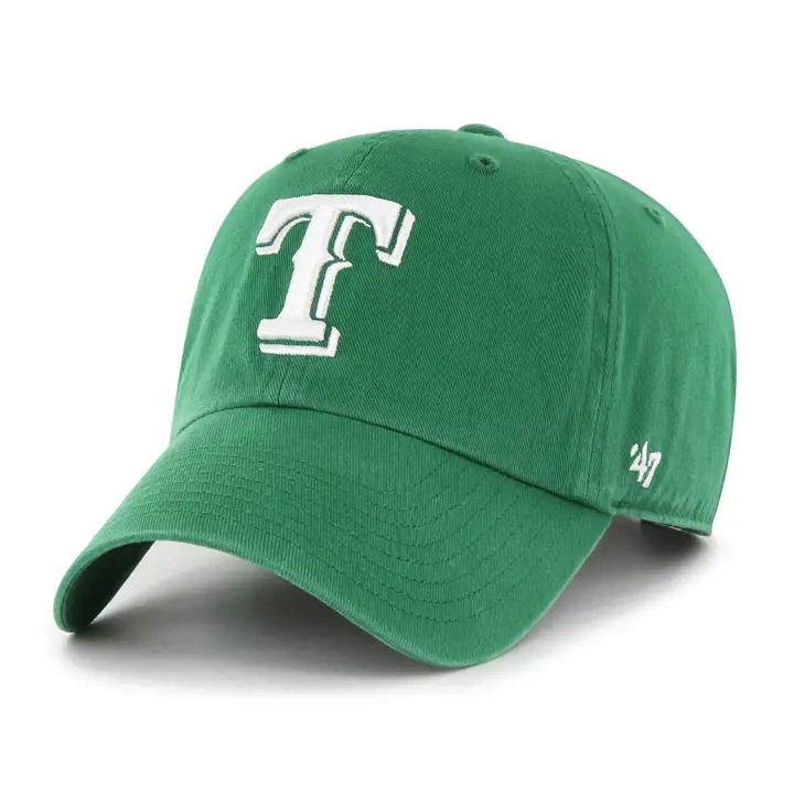 Texas Rangers MLB Casquette Ajustée '47 Vert/Blanc KGRN