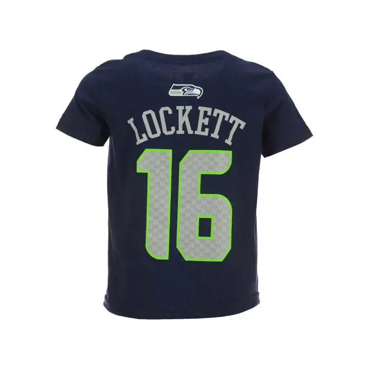 SEAHAWKS NFL Tee enfant joueur Mainliner Lockett bleu marine