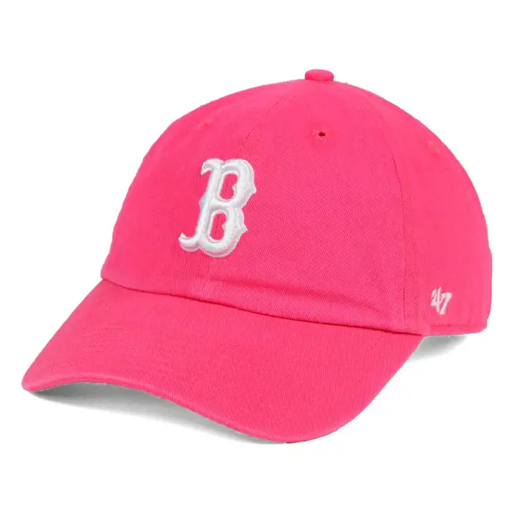 Boston Red Sox MLB Casquette Rose/Blanc '47 Clean Up BERRY
