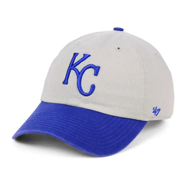 Kansas City Royals MLB Gris Bicolore Clean Up GRY/RBL