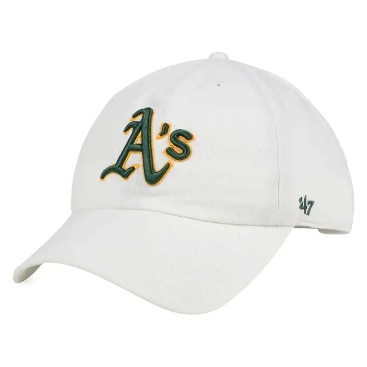 Casquette souple ajustable '47 MLB Oakland Athletics blanche