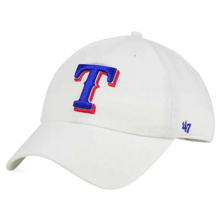 Casquette blanche '47 Clean Up des Texas Rangers MLB