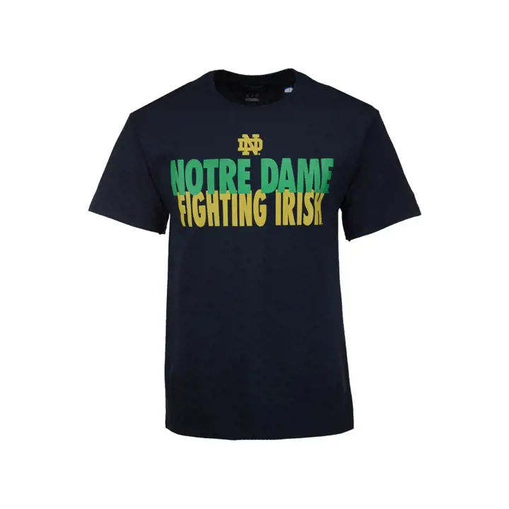 T-shirt Notre Dame 2F NCAA CP Verb Stack marine