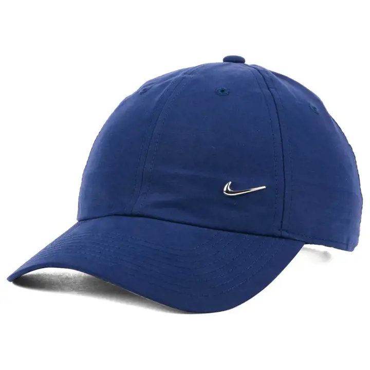 NIKE Métal Swoosh   marine/argent