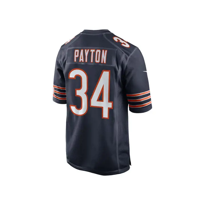 Maillot de match NFL pour jeune (joueur retraité) Bears Payton marine
