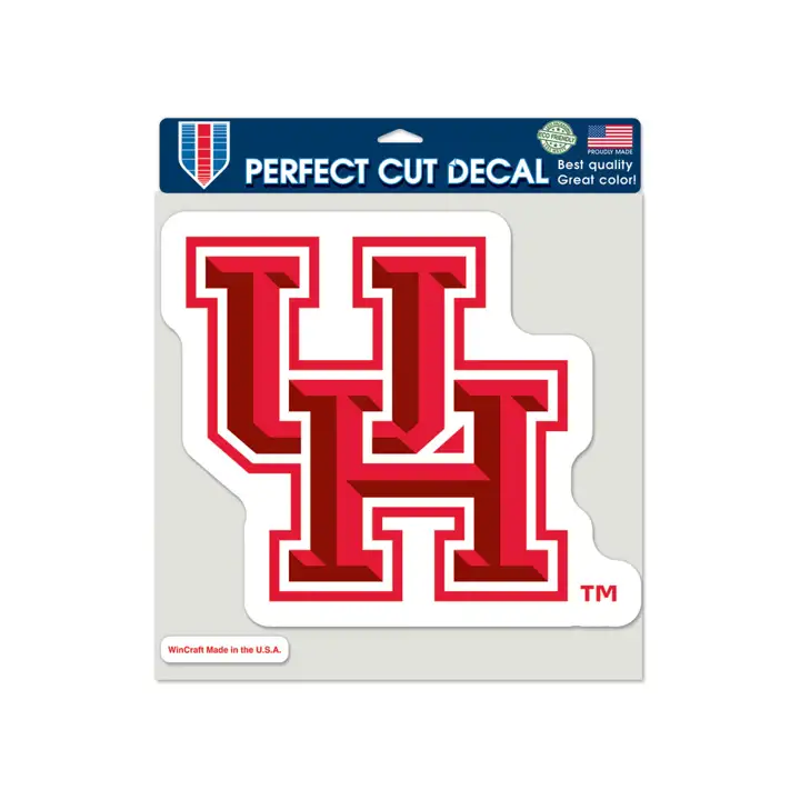 Décalcomanie découpée Houston 8x8 - Couleur rouge