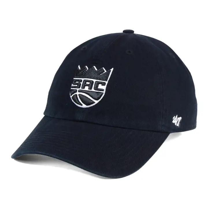 Casquette KINGS NBA '47 Clean Up noire