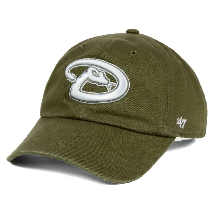 Arizona Diamondbacks MLB Olive/Wht '47 Clean Up  OLV