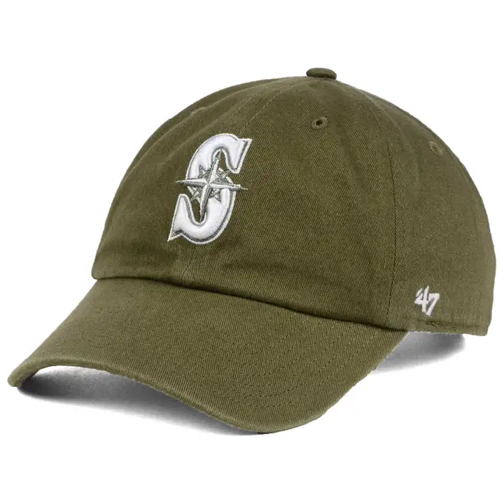 Casquette Seattle Mariners MLB Olive/Blanc « '47 Clean Up OLV »