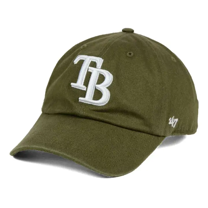 Tampa Bay Rays MLB Olive/Wht '47 Clean Up  OLV