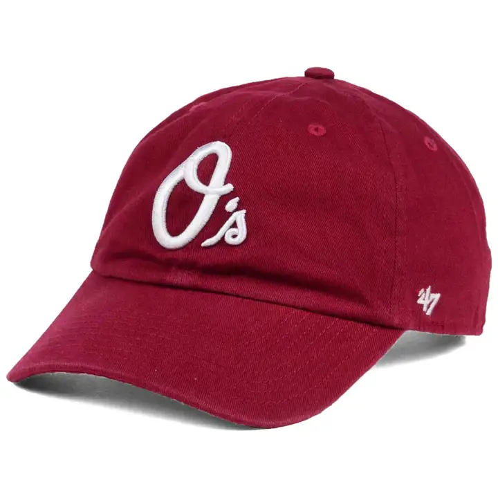 Baltimore Orioles MLB Casquette Rouge Délavé '47 Clean Up