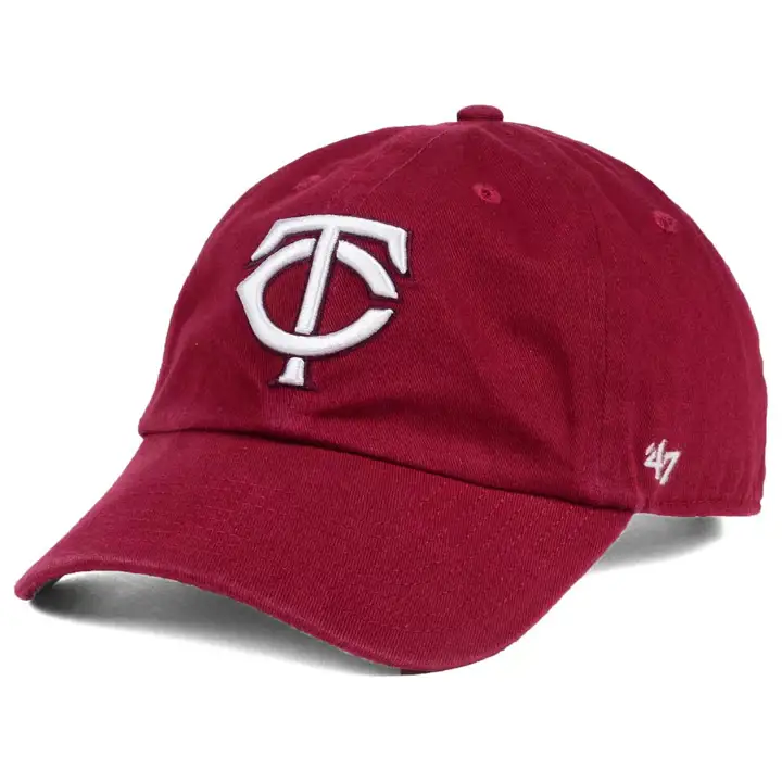 Casquette ajustée unisexe '47 MLB Minnesota Twins rouge foncé
