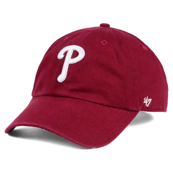 Casquette Philadelphia Phillies MLB Card/Wht '47 Clean Up Bordeaux