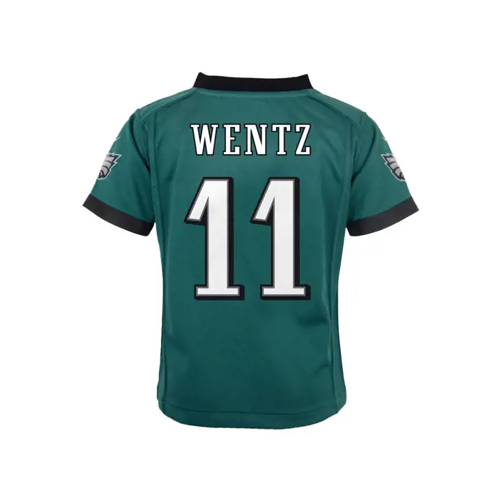 Maillot de match NFL EAGLES pour bébé PHI WENTZ vert