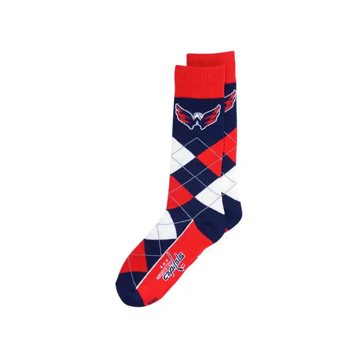 CAPITALS Chaussettes habillées Argyle 505-7 - XP rouge/marine/blanc