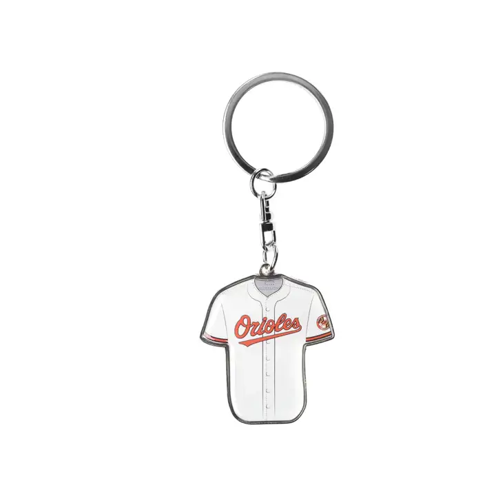 Porte-clés spinner maillot des Orioles de Baltimore argenté