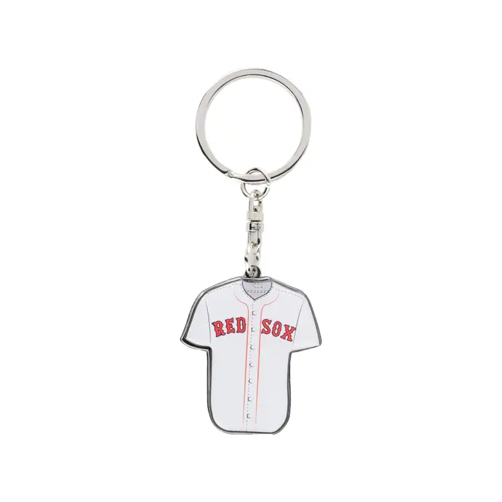 Porte-clés toupie Boston Red Sox Jersey argent