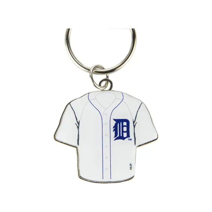 Porte-clés rotatif maillot Detroit Tigers silv