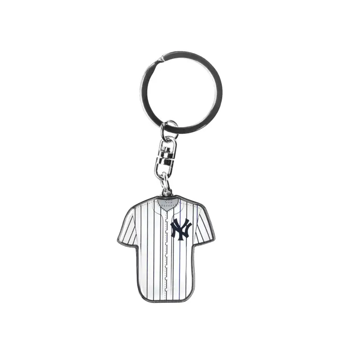 Porte-clés rotatif maillot New York Yankees argent