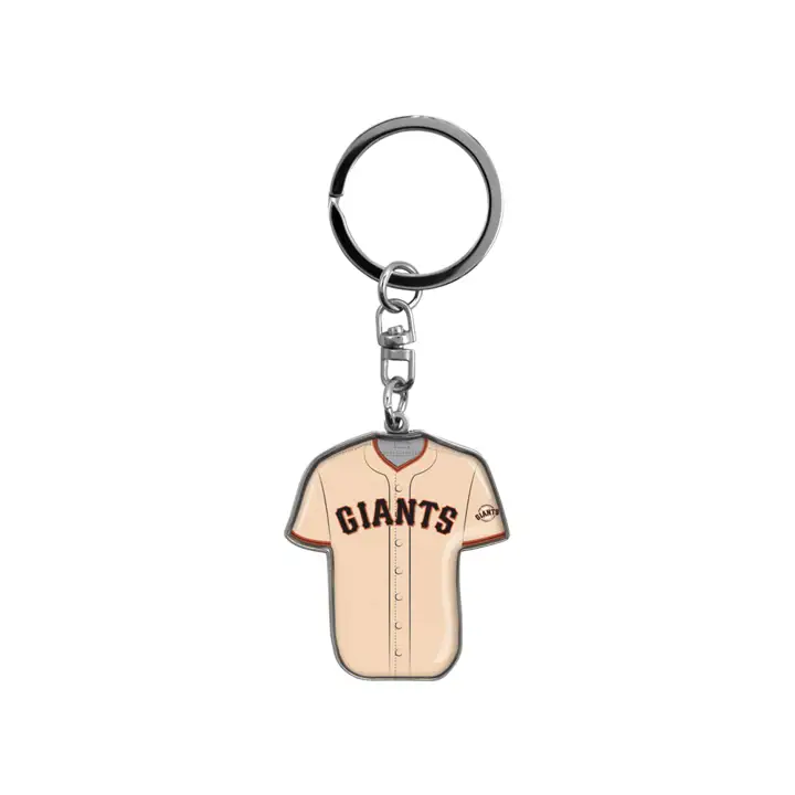 Porte-clés à turbine, maillot des Giants de San Francisco, argent