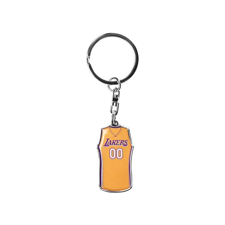 Porte-clés rotatif maillot Los Angeles Lakers arg.