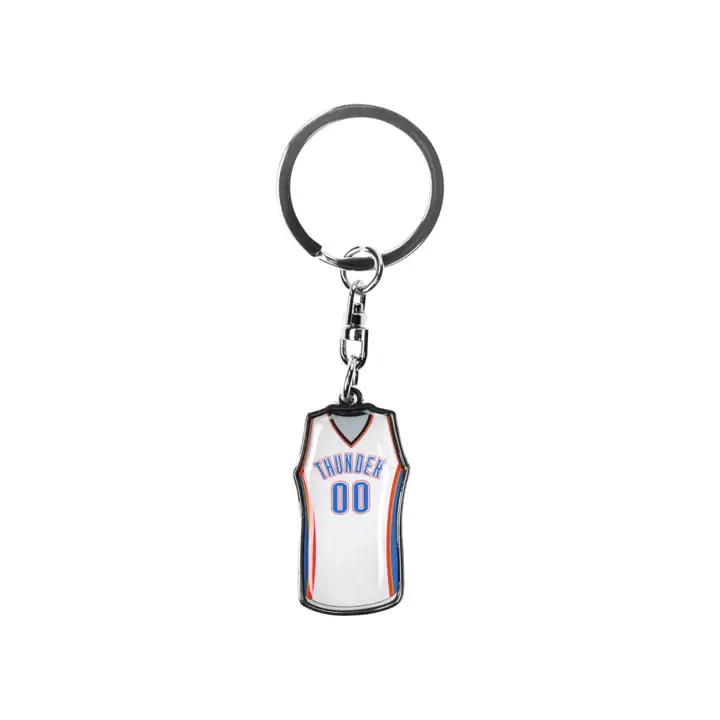Porte-clés rotatif maillot Oklahoma City Thunder argent