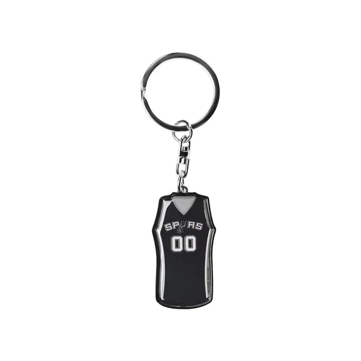 Porte-clés rotatif maillot San Antonio Spurs argent
