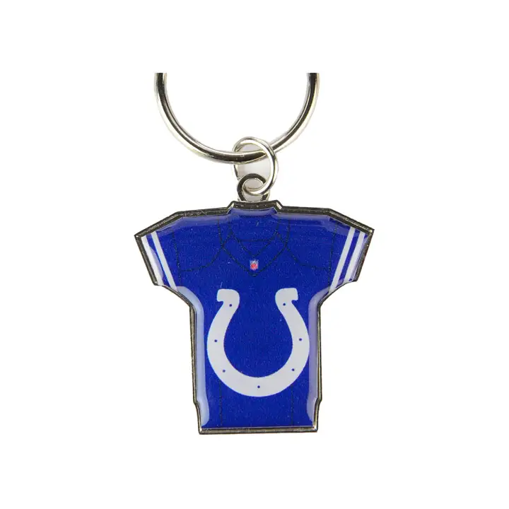 Porte-clés rotatif maillot Indianapolis Colts silv