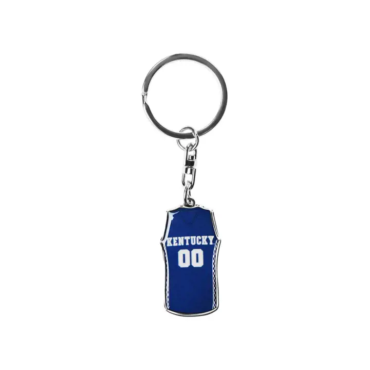 Porte-clés rotatif maillot Kentucky Wildcats silv