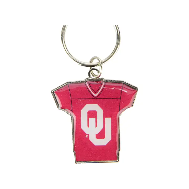 Porte-clés rotatif maillot Oklahoma Sooners argent