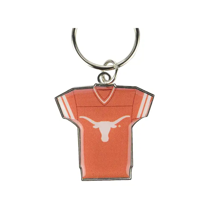 Porte-clés rotatif maillot Texas Longhorns argent