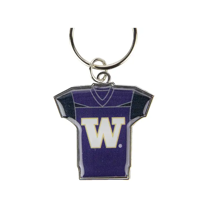Porte-clés rotatif Washington Huskies maillot arg
