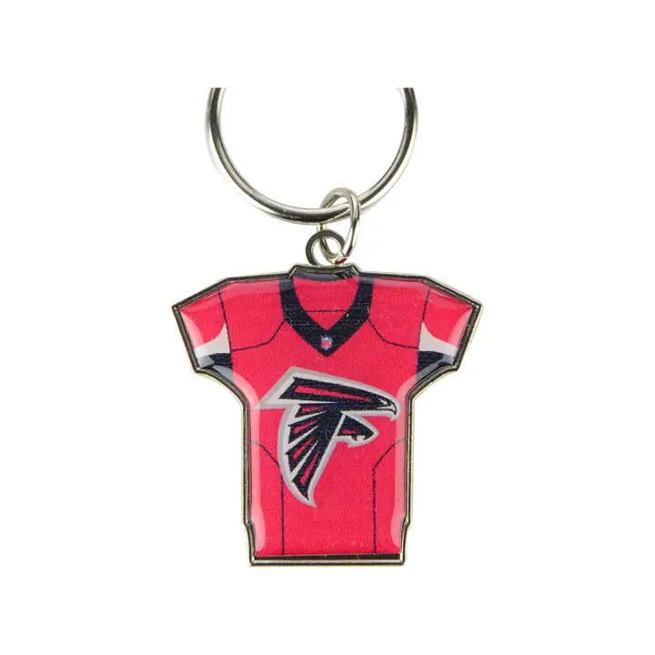 Porte-clés rotatif maillot Atlanta Falcons argent