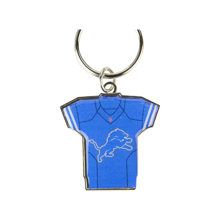 Porte-clés rotatif maillot Detroit Lions argen