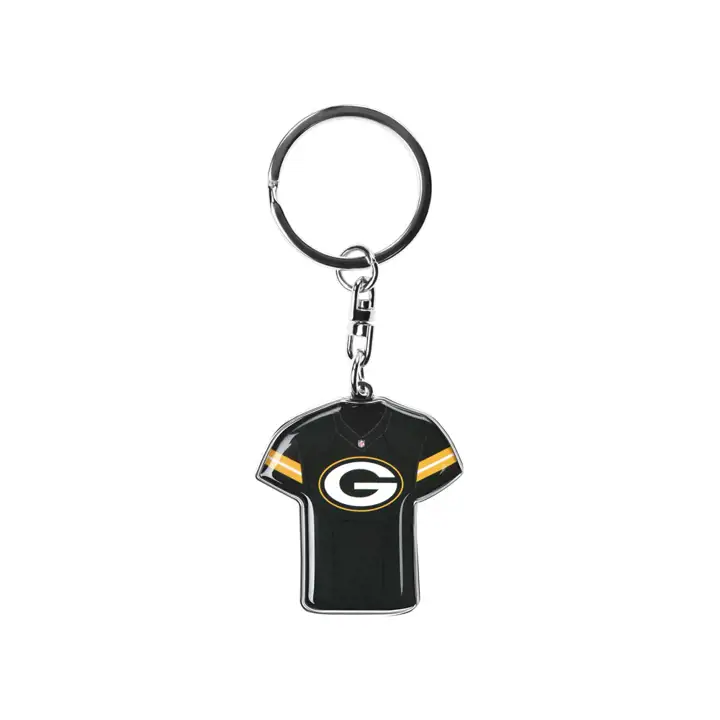 Porte-clés rotatif maillot Green Bay Packers arg.