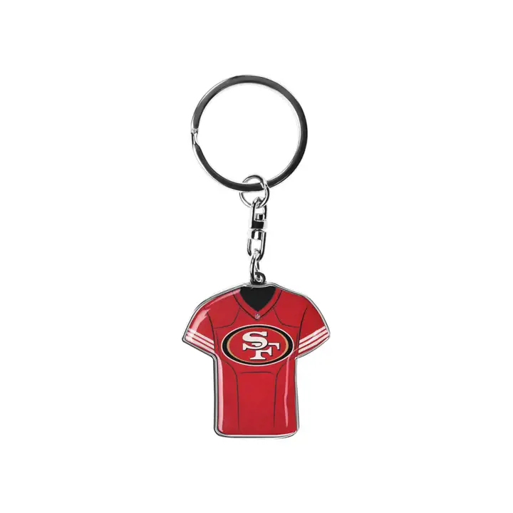 Porte-clés rotatif San Francisco 49ers maillot arg.