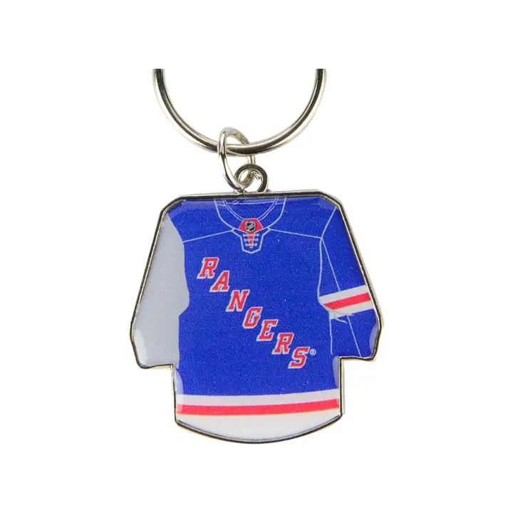 Porte-clés rotatif maillot New York Rangers argent