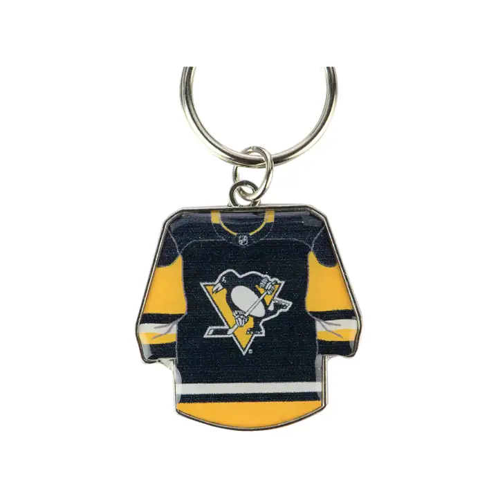 Porte-clés rotatif du maillot des Penguins de Pittsburgh