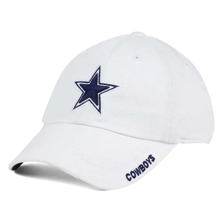 COWBOYS NFL DCM Basic Slouch Ajustable  blanc