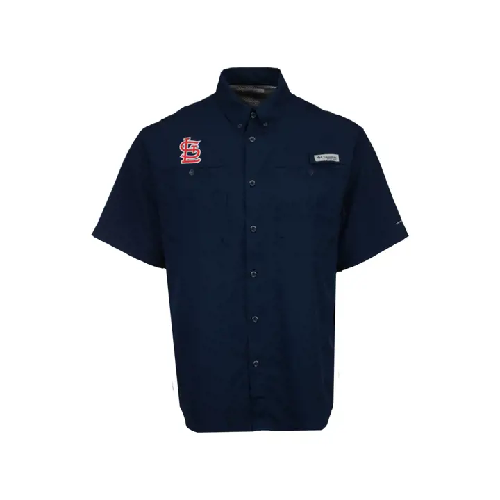 Chemise STL CARDS MLB Tamiami Manches Courtes marine