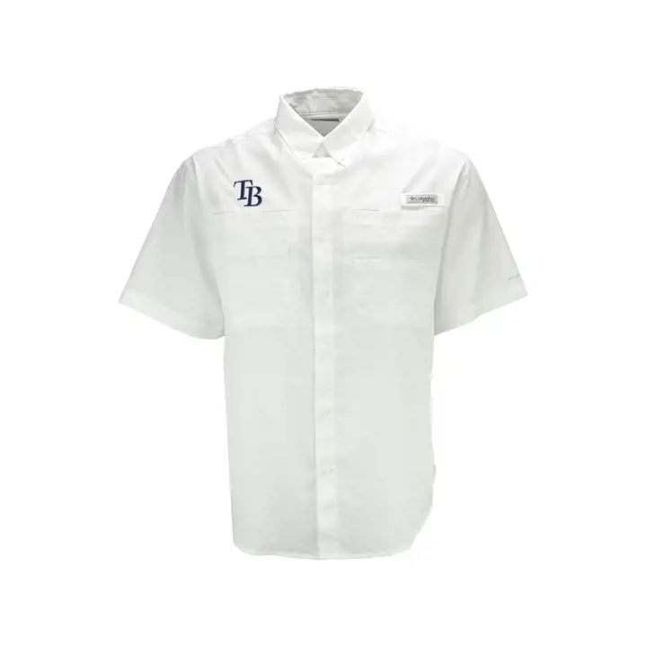 RAYS MLB Tamiami Chemise Manches Courtes blanc